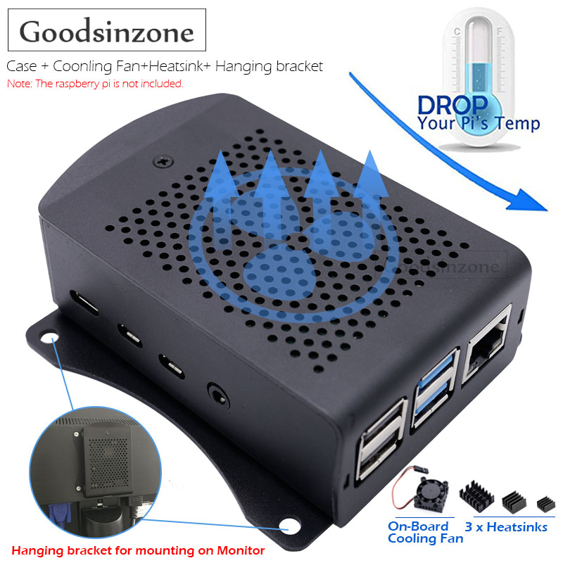 Raspberry Pi 4 Model B Aluminu - Argon One V3 M.2 Nvme Case ulasan dan harga
