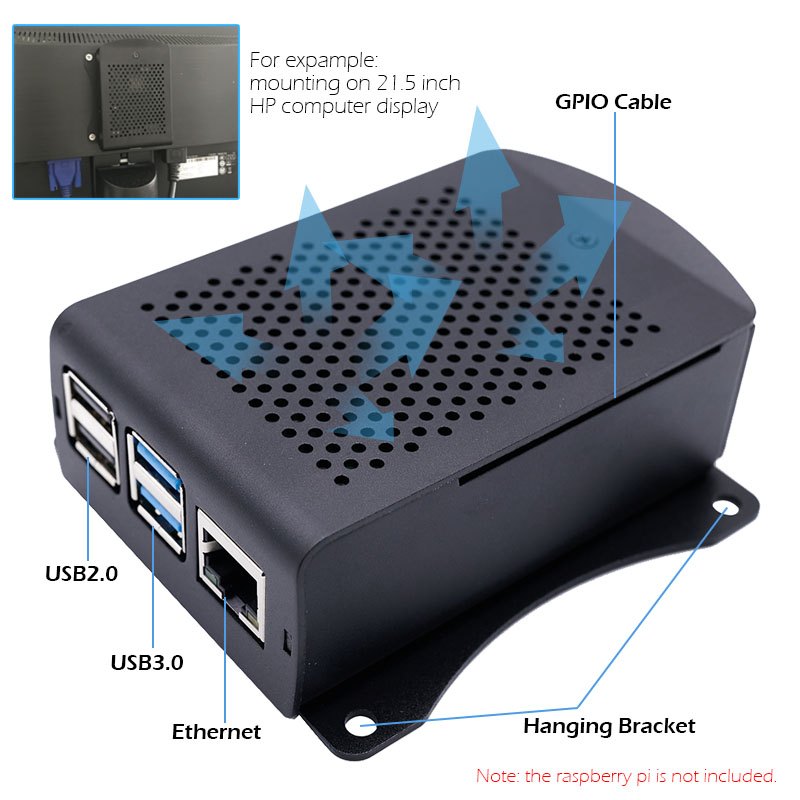 Raspberry Pi 4 Model B Aluminu - Argon One V3 M.2 Nvme Case ulasan dan harga