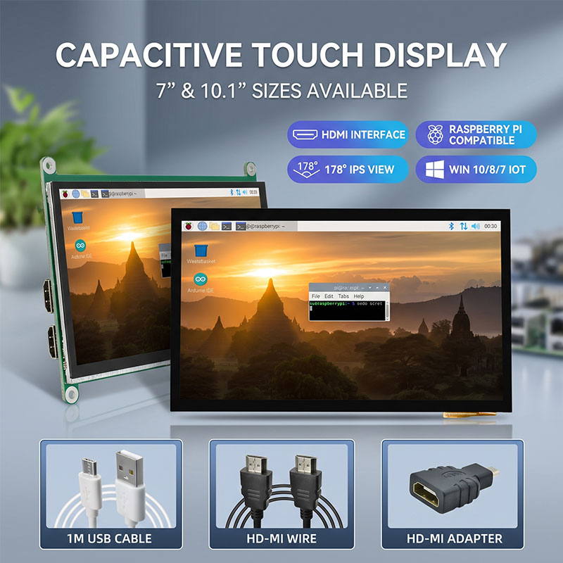 IPS HDMI Touch Display 7 10.1  - Raspberry Pi 10.1 Inch Capacitive Touch Screen Ips ulasan dan harga