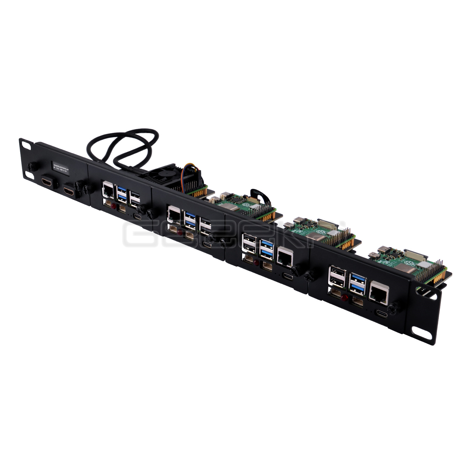 1U Rackmount Steel Bracket Kit - Raspberry Pi Rackmount 1U 19 Inch ulasan dan harga