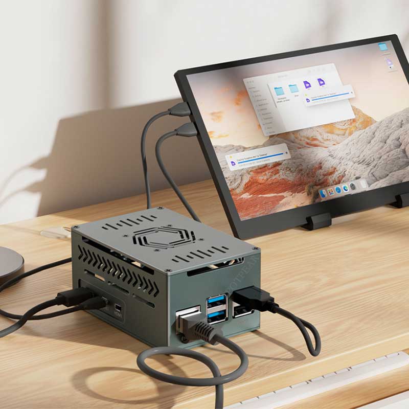Raspberry Pi 5 Aluminum Metal  - Argon One V3 M.2 Nvme Case ulasan dan harga
