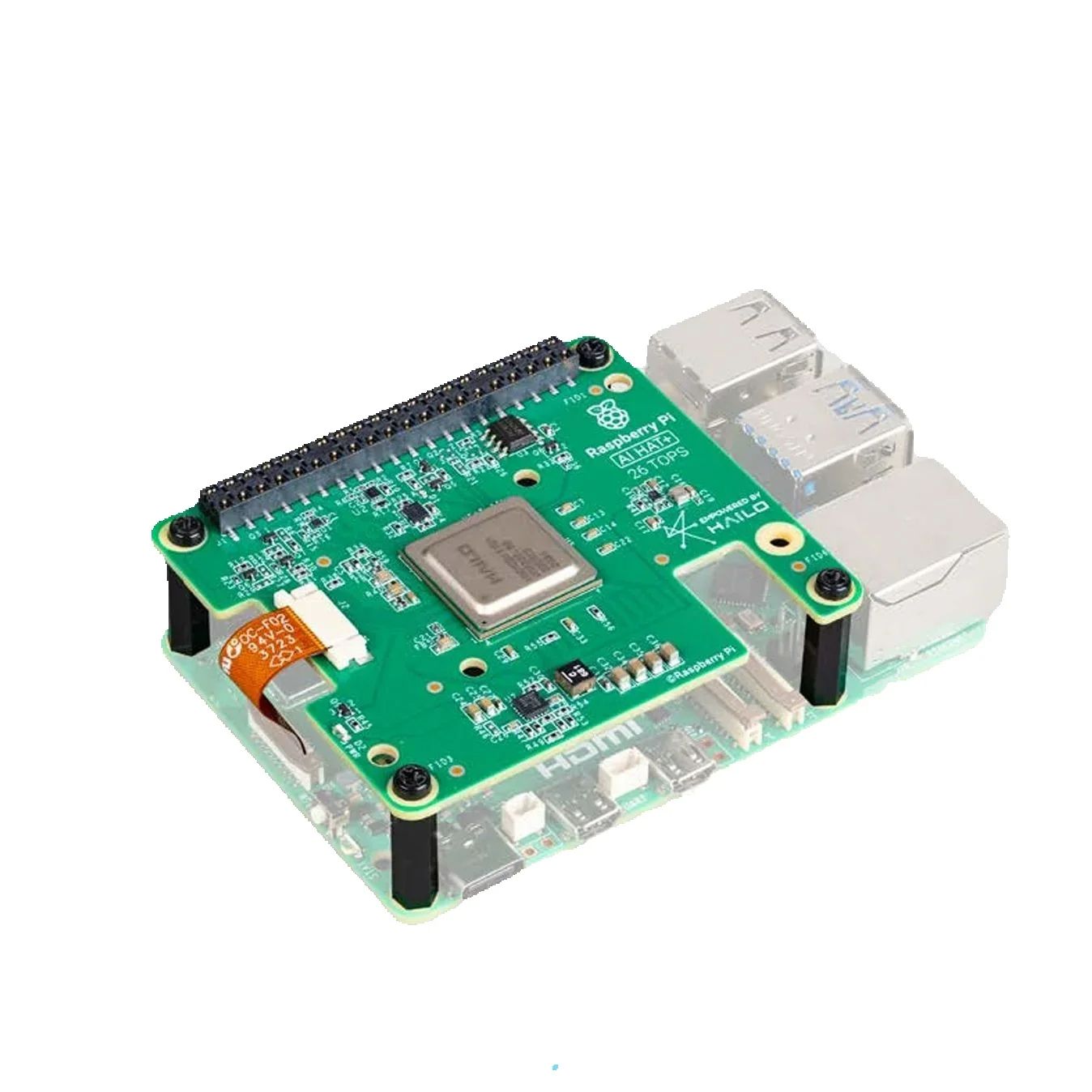 Raspberry Pi Al HAT+ Features  - Raspberry Pi Ai Kit Hailo-8L ulasan dan harga